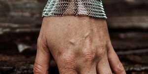 Bangle Bracelet Chainmail by Eira Evans.