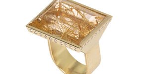 Image of a yellow gold ring.