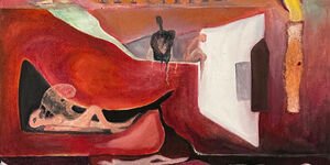 Abstract colourful painting.