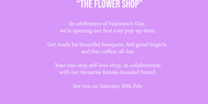 Image of a purple background with text describing an event.