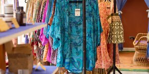 Image of a clothing rack.