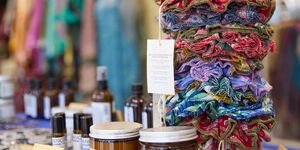 Image of a desk of accessories.