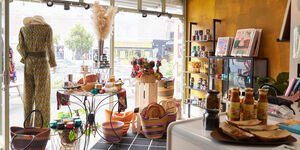 Image of the shop showing the window display.