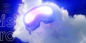 Image of a pair of Apple goggles.