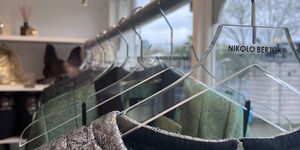 Image of Nikolo's clothing rack.