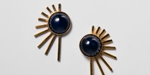 Image of two spiky earrings.