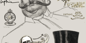 Image of a sketched drawing.