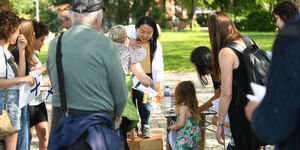 Image of a crowd at an activation.