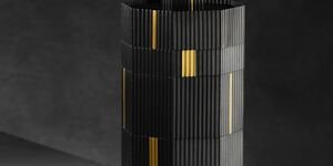 Image of a black sculpture.