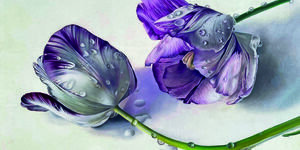 Painting of flowers.