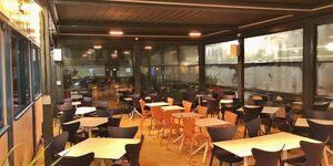 Image of the indoor heated beach.