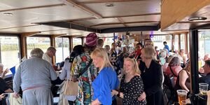 Seniors at the Boat Party