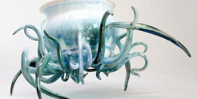 An image of Rose's ceramic with tentacles at the bottom.