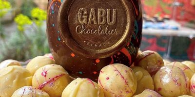 A chocolate Easter egg from Gabu Chocolate.