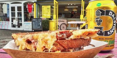 Image of a cheese toastie.