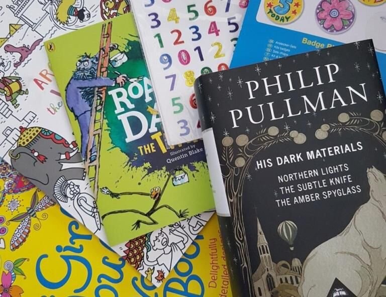 Activity packs and over 200 books have been delivered