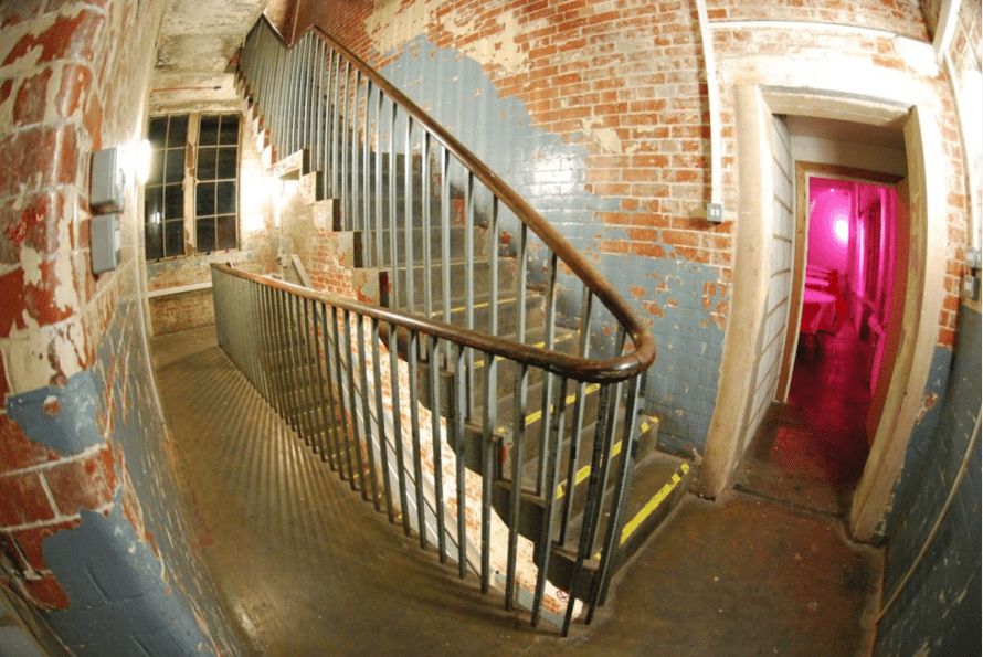 Bargehouse stairs