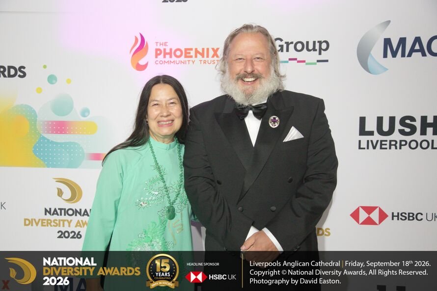 Natalie Bell and Keith Winestein at the National Diversity Awards 2026.