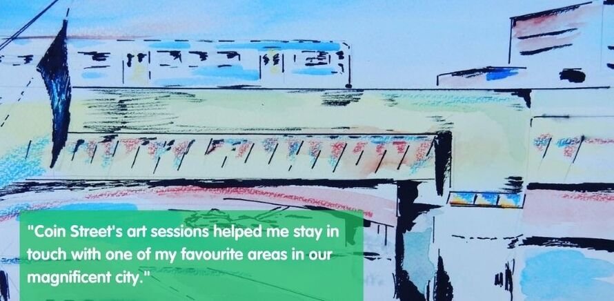 drawing from illuminated bridges art sessions