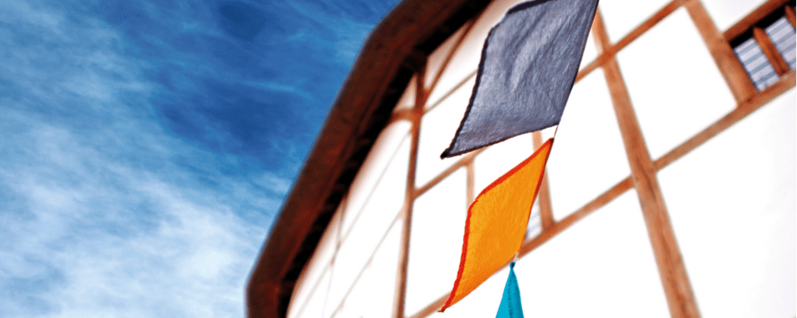 The sky in the globe